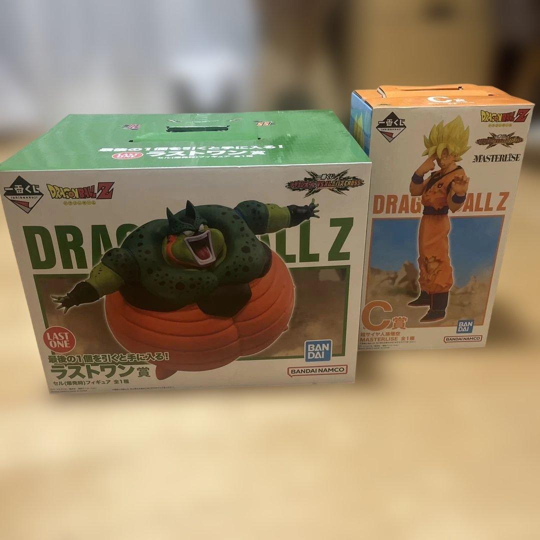 ドラゴンボール 一番くじ C賞 超サイヤ人孫悟空 ラストワン賞 セル(爆発時)