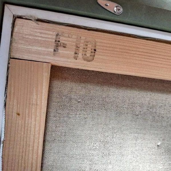 岡田とみ 花の器 肉筆 油彩画 直筆サイン入り F10号 大型 額装 静物画