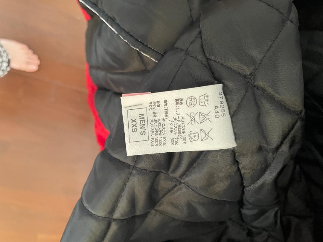 ナイキ　ベンチコート　JAPAN　赤　160cm程度　XXS（USサイズ）