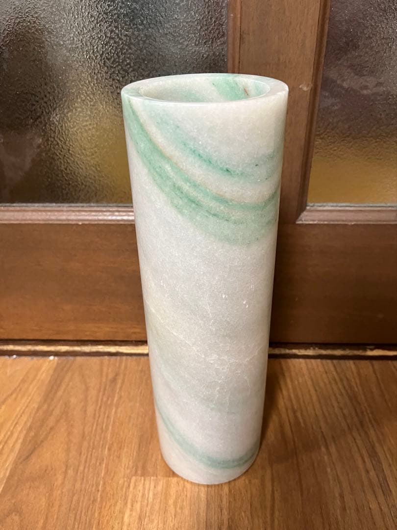 2280ｇ 本翡翠 花瓶 ひすい ヒスイ フラワーベース