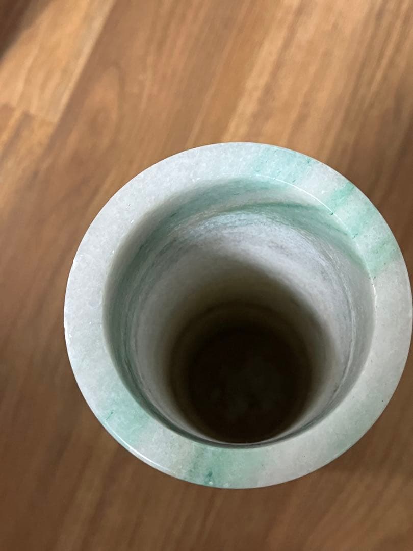 2280ｇ 本翡翠 花瓶 ひすい ヒスイ フラワーベース