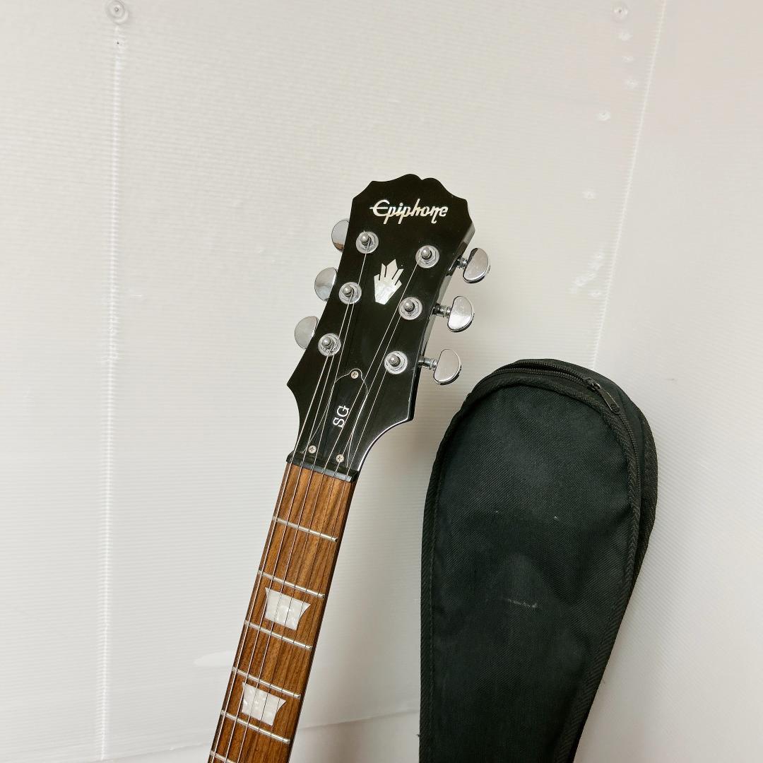 美品 Epiphone エピフォン SG Standard ブラック 黒 ケース