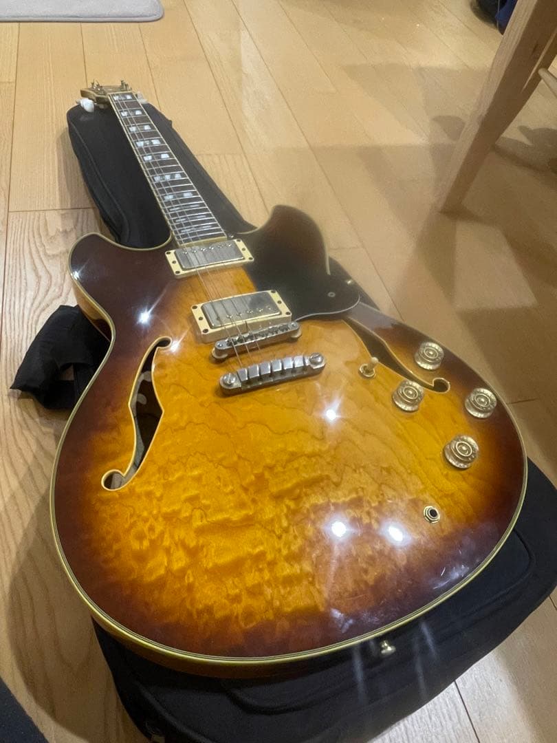 ibanez AS120 希少個体　純正ギグバッグ付属　アイバニーズ