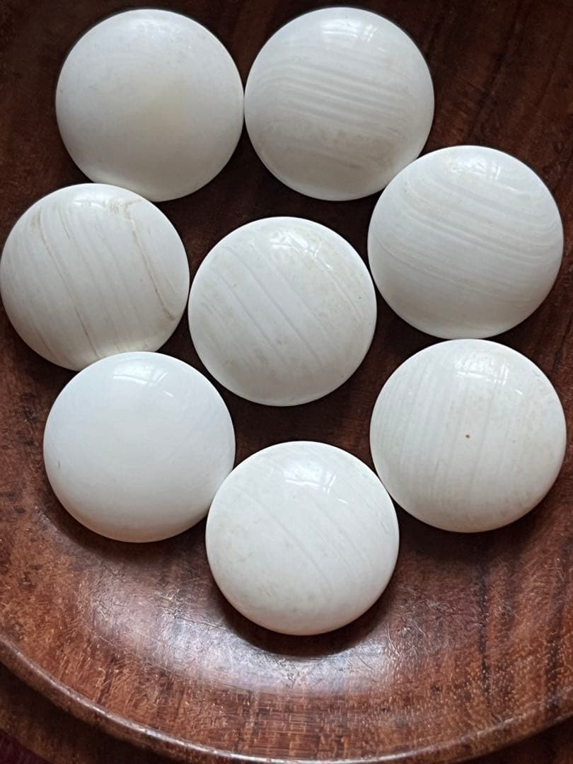 高級蛤碁石とヴィンテージドイツ製機械式Jerger Olympiaチェスクロック