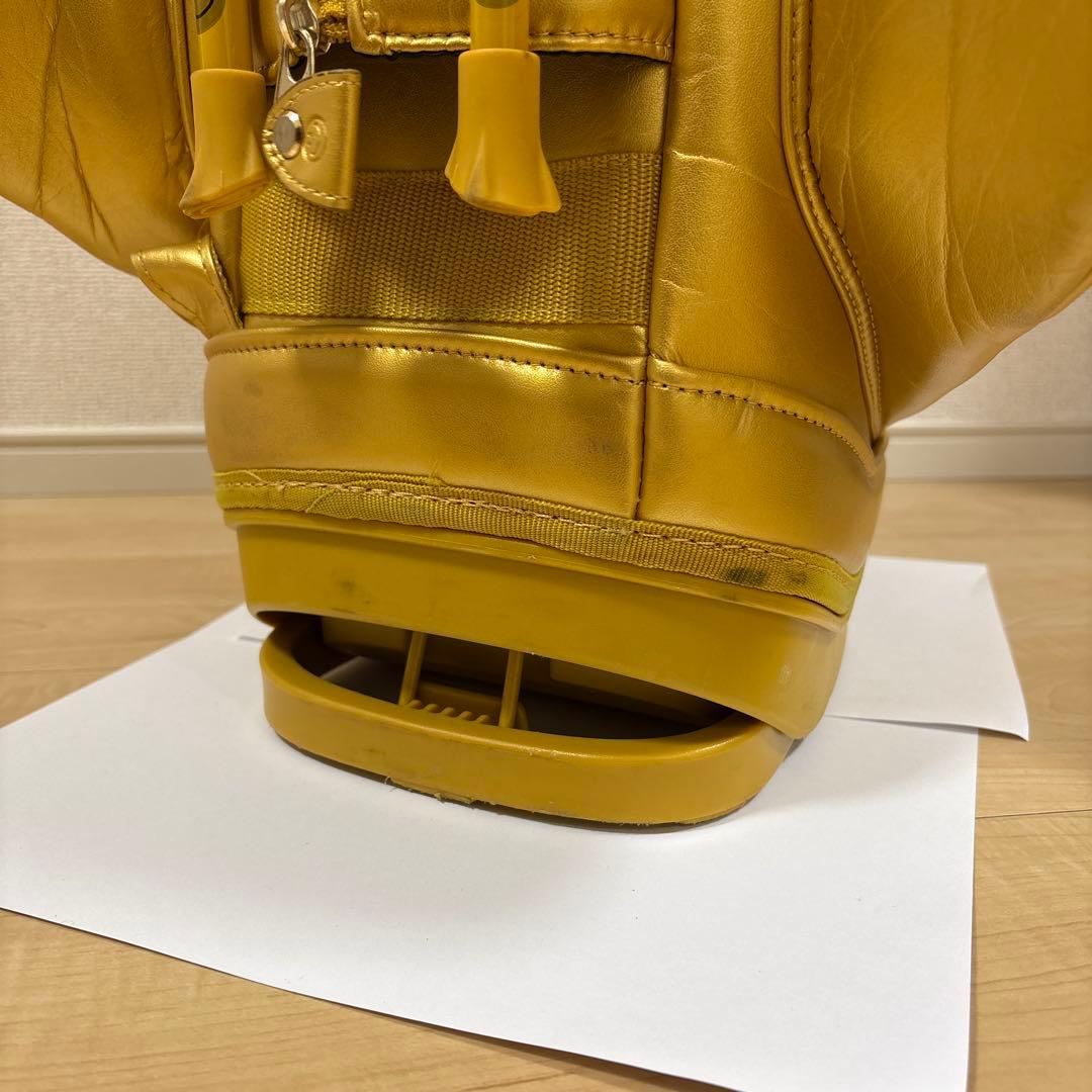 （希少）パーリーゲイツ　キャディバッグ　ゴールド