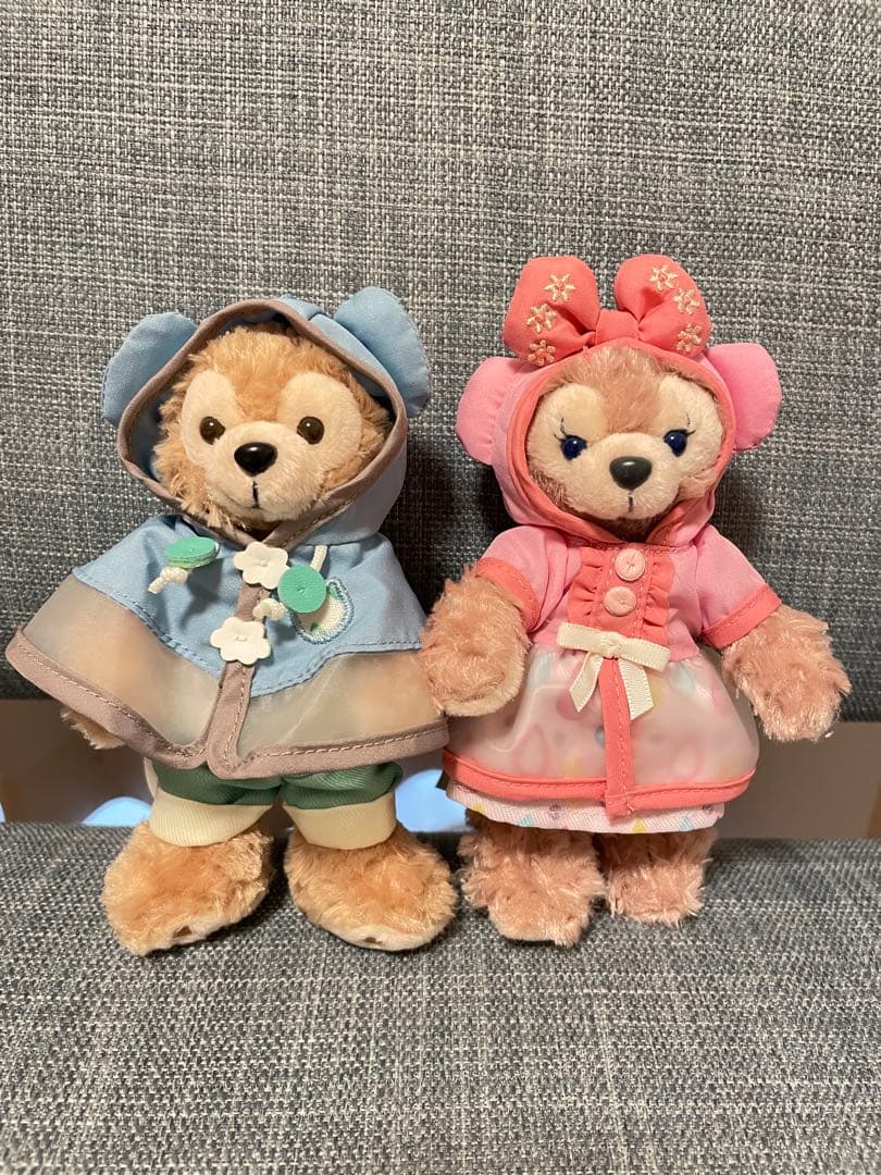 ビューティフルレイニーデイズ　ぬいぐるみバッジ　ダッフィー　シェリーメイ