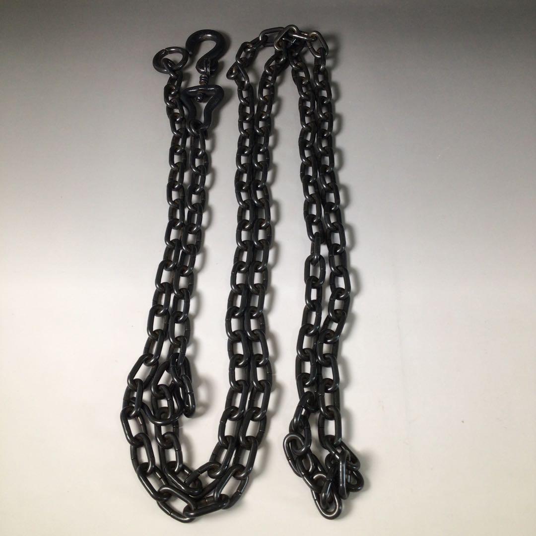 Ｓ４６　吊釜道具　『金工師　木村清五郎造』『弦　釻　鎖』　共箱　茶道具