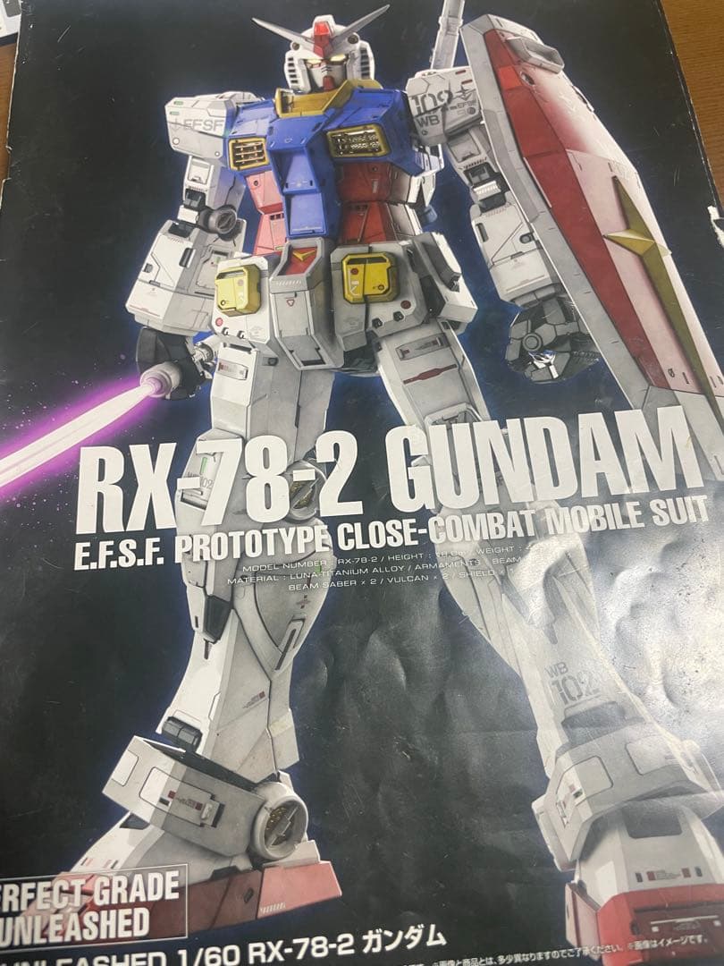 カメ② PG unleashedガンダム完成品