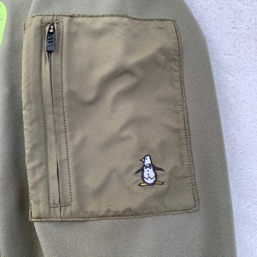 munsingwear パーカー ジッパーポケット ペンギン刺繍付き Mサイズ