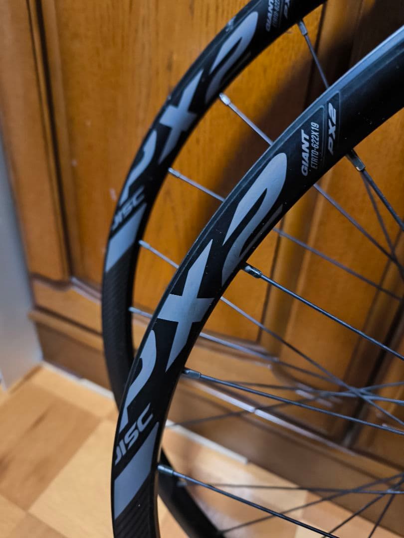 【GIANT純正】PX-2 ディスクブレーキ用ホイール前後セット (700c)