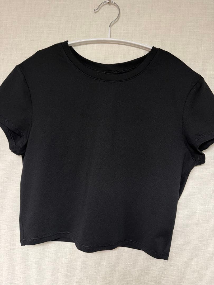 ヨガ・ピラティス Alosoft Crop Finesse Short Sleeve