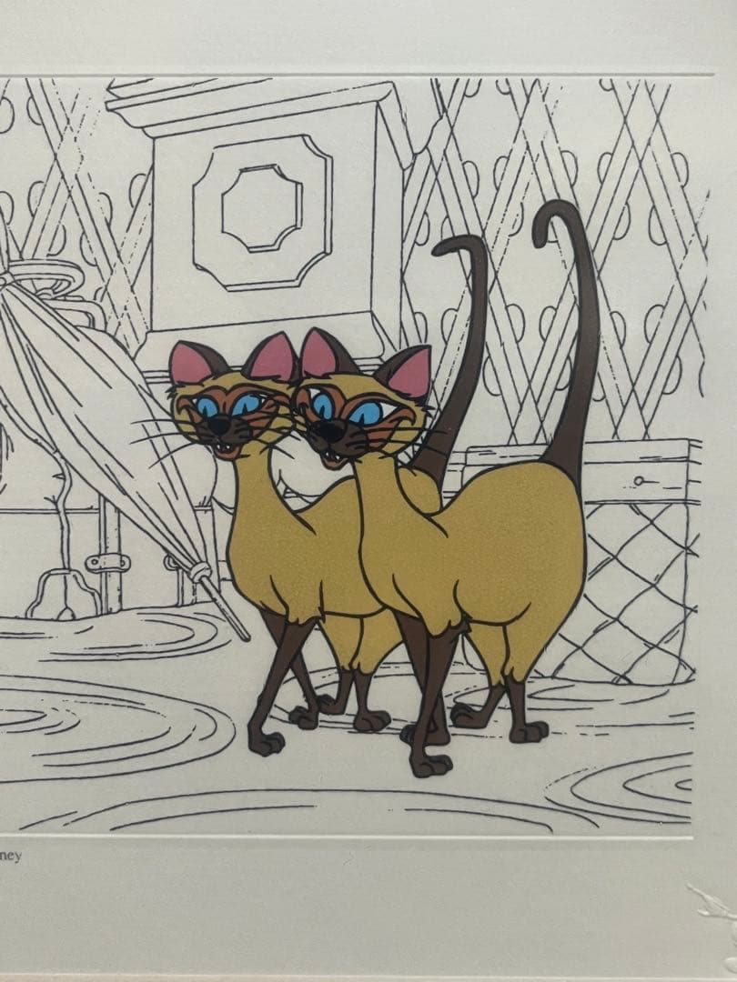 ディズニー トレジャー わんわん物語 サイ&アム アートギャラリー フレーム