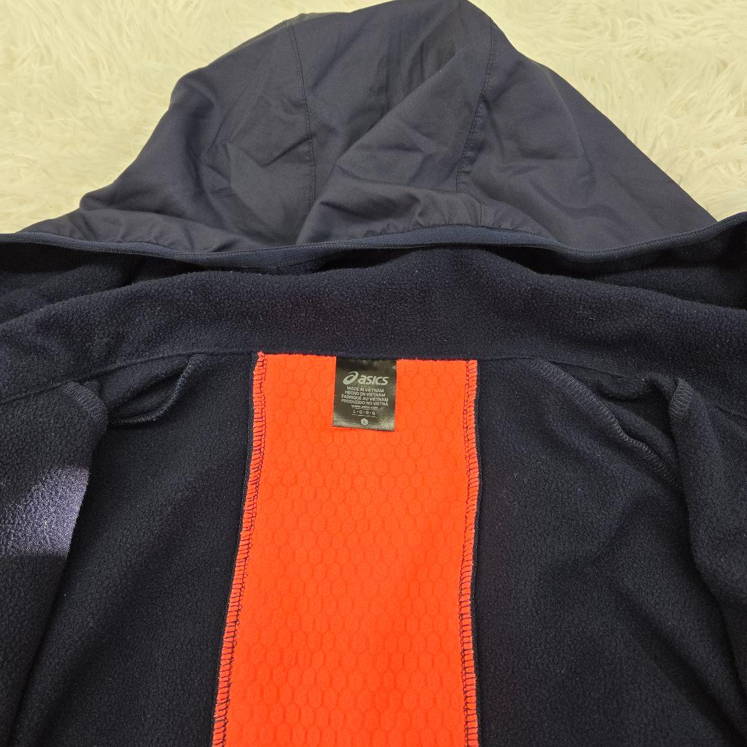 美品○アシックス　AIMハイブリッドフリース&ドライニットジャージ上下2点まとめ