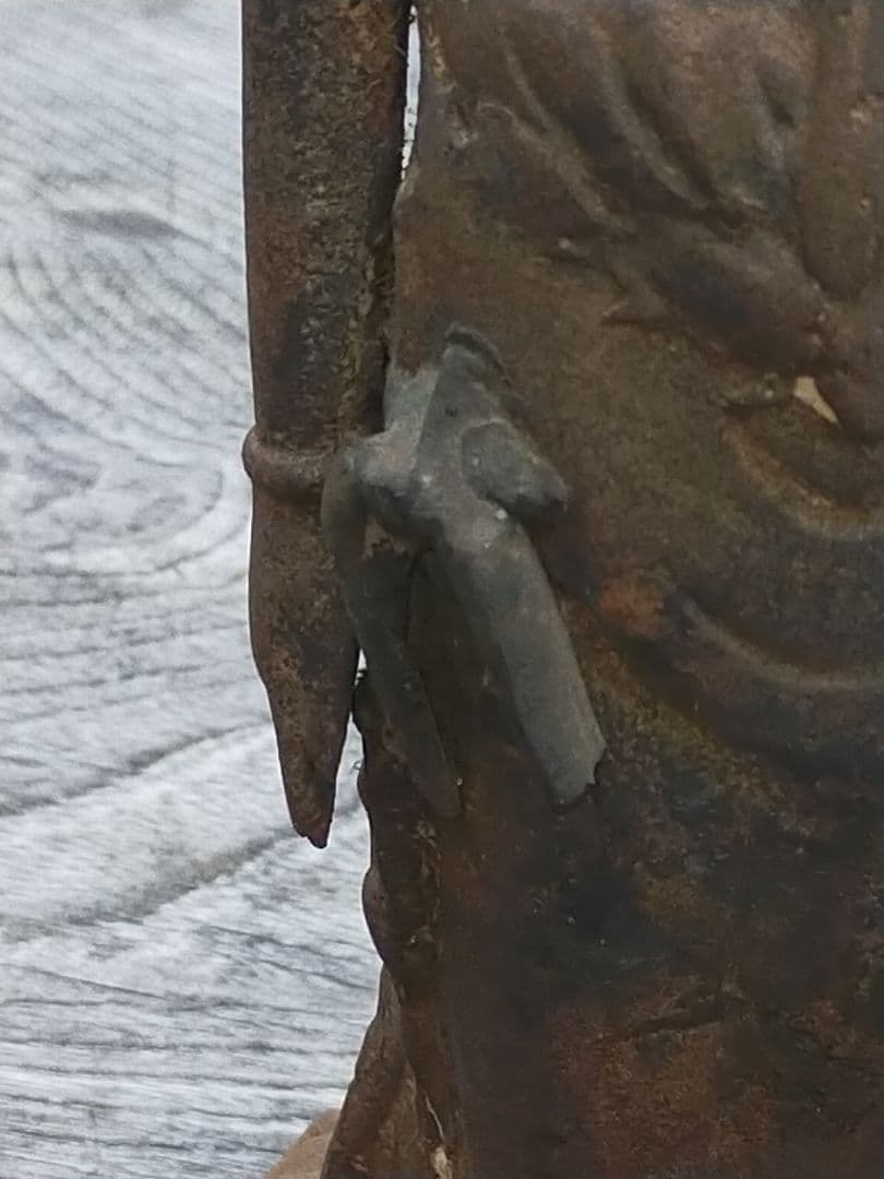 ♥大変に古い　観音像　観音様　仏像　金属製　骨董品