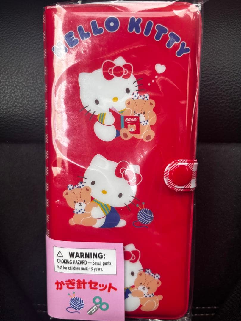 ハローキティ かぎ針セット 赤