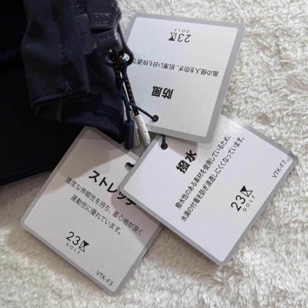 23区GOLF　アウター　フード　ボアライナー　ストレッチ　撥水　防風　タグ付き