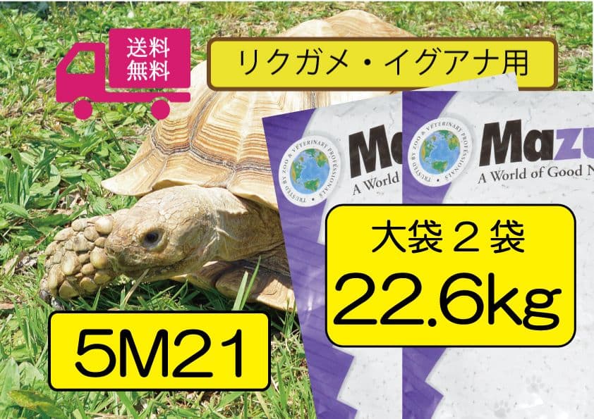 【マズリ大袋2袋】トータスダイエット5Ｍ21 リクガメ用mazuri