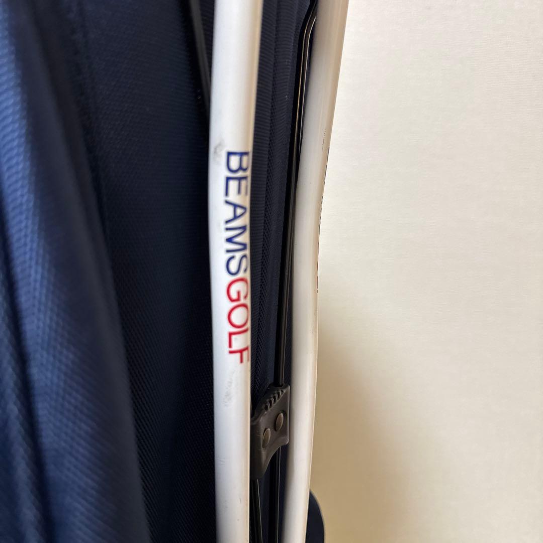 BEAMS GOLF ビームスゴルフ ネイビー キャディバッグ スタンド式