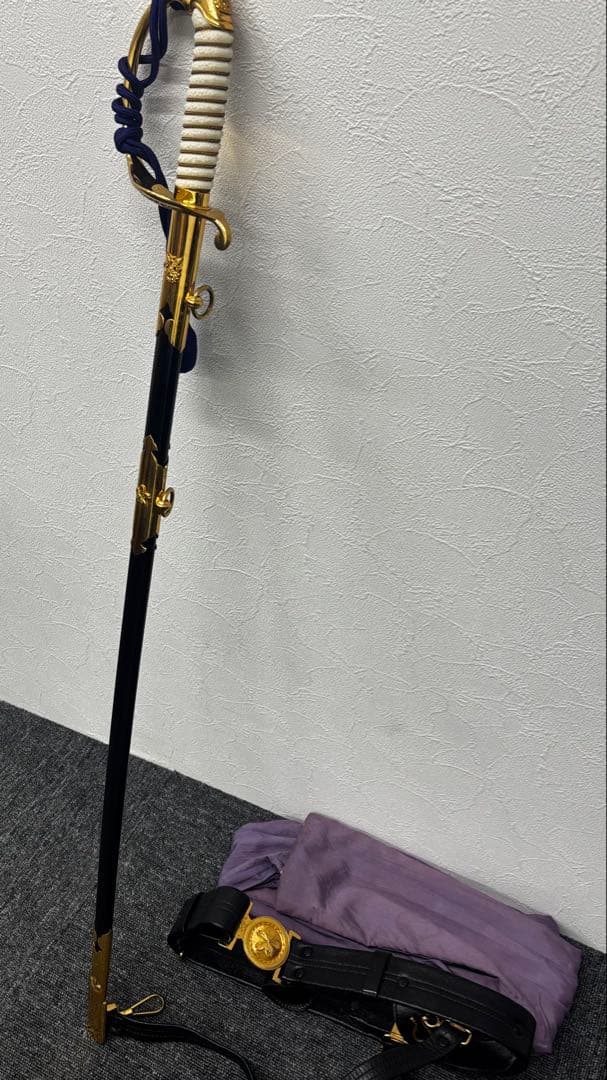 も*ん様 旧日本軍 帝国海軍 軍刀 指揮刀 模造刀 模造刀身 サーベル 刀帯