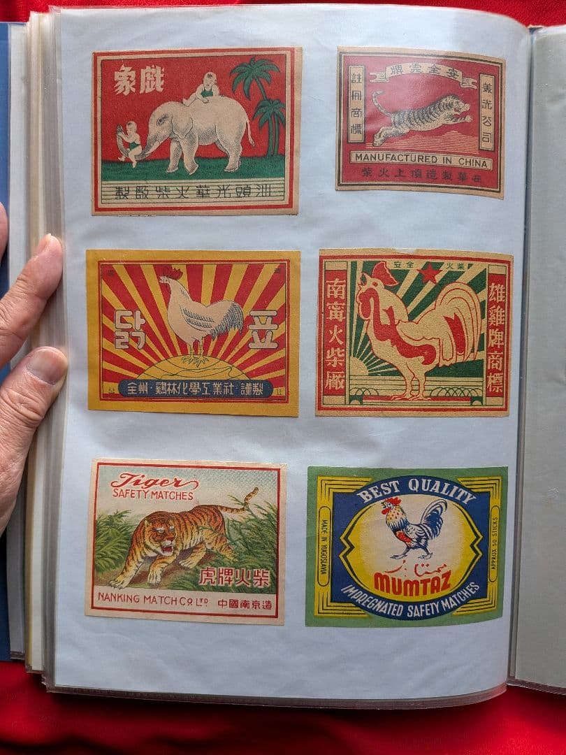 大判の戦前、戦後の中国、外国マッチラベル （写真外含め400枚以上！）