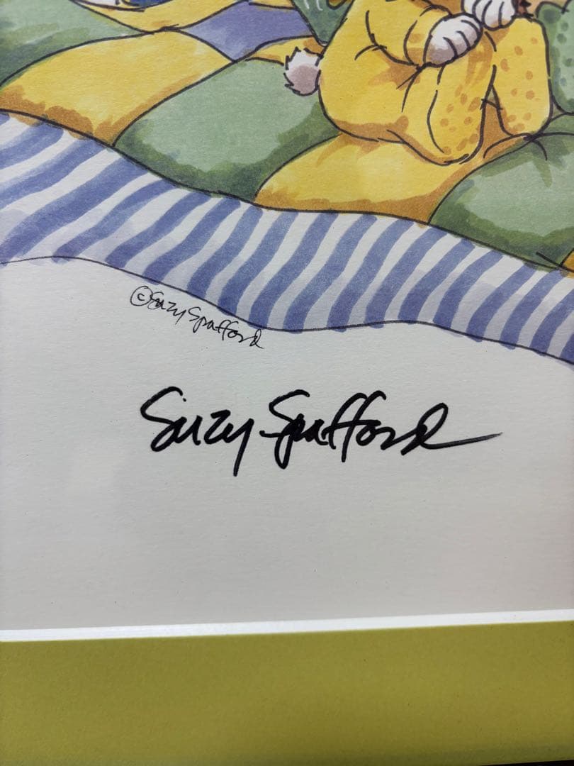 スージー・ズーSuzy Spafford 直筆サイン入り ポスター 木製フレーム