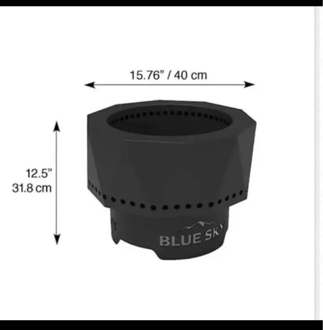 ブルースカイ　新品未開封　BLUE SKY 焚き火台　キャップ　アウトドア