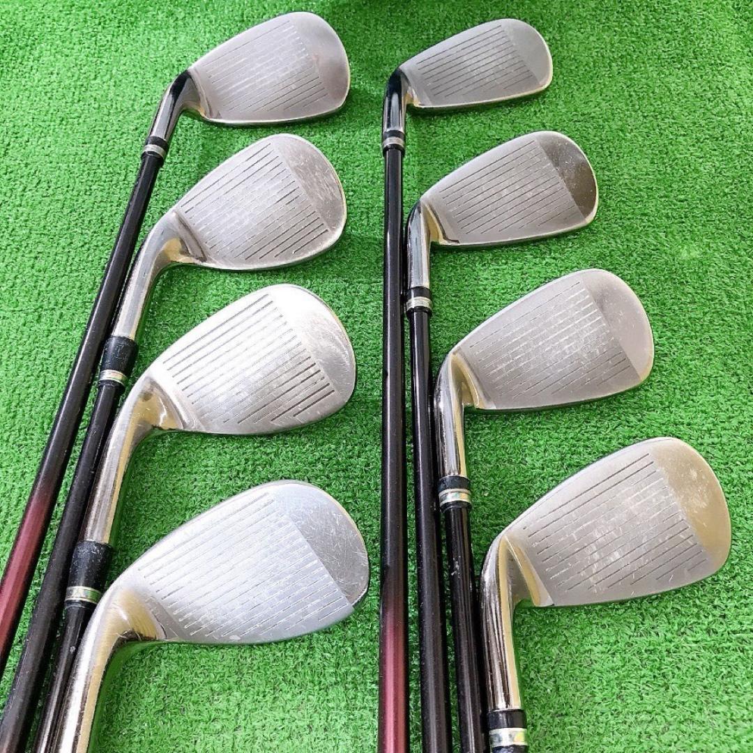 タ21★マジェスティ VANQUISH-VR 8本アイアンセット 金 JAPAN