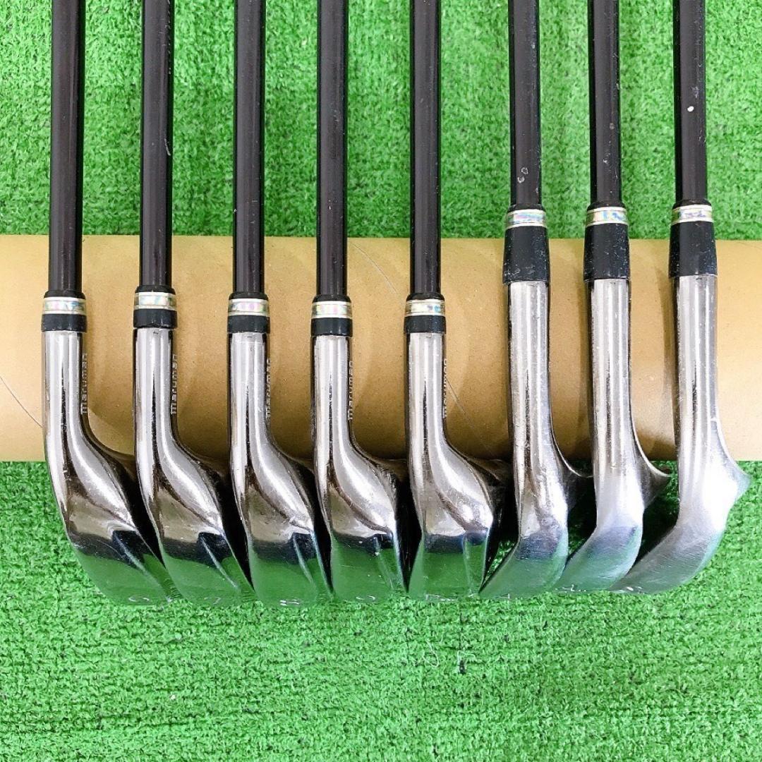 タ21★マジェスティ VANQUISH-VR 8本アイアンセット 金 JAPAN