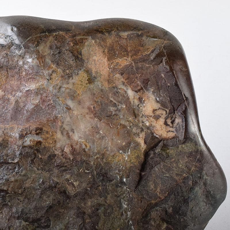 天然石　鑑賞石　菊花石　置物　重さ約1370g　V　R8681