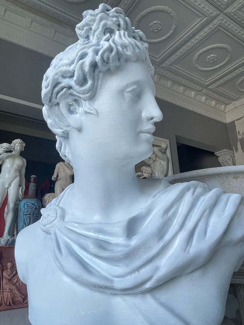 古代ギリシャ神アポロ 高さ47cm（アポロン）胸像ローマ神話太陽の神