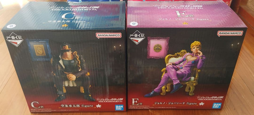 ジョルノ 承太郎 フィギュア 一番くじ　おまけ多数付き
