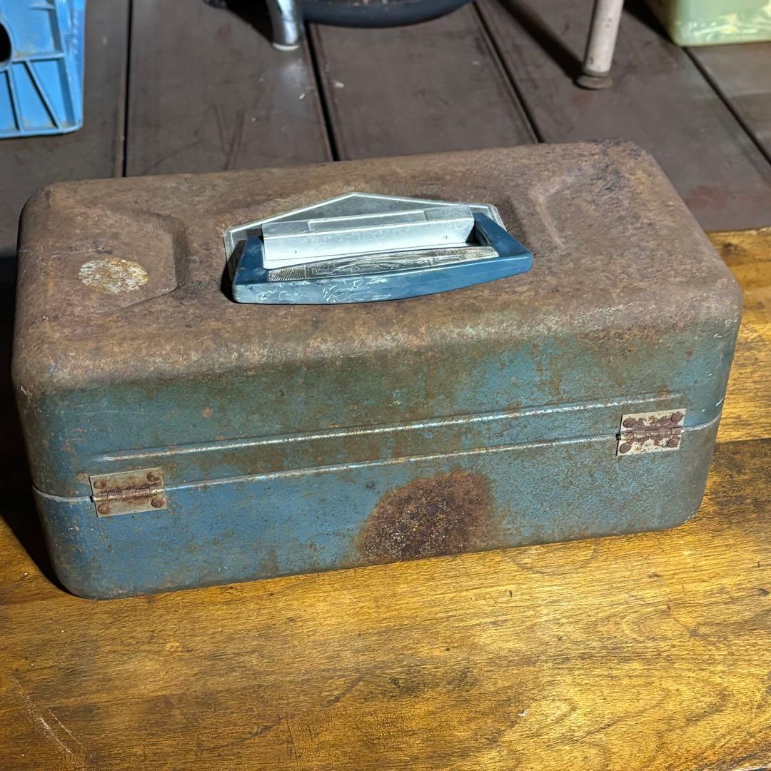 USA vintage OLD PAL メタルタックルボックス　サビあり