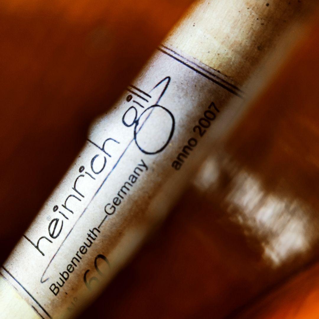 【優音ドイツ製】Heinrich Gill No.60 4/4バイオリン2007