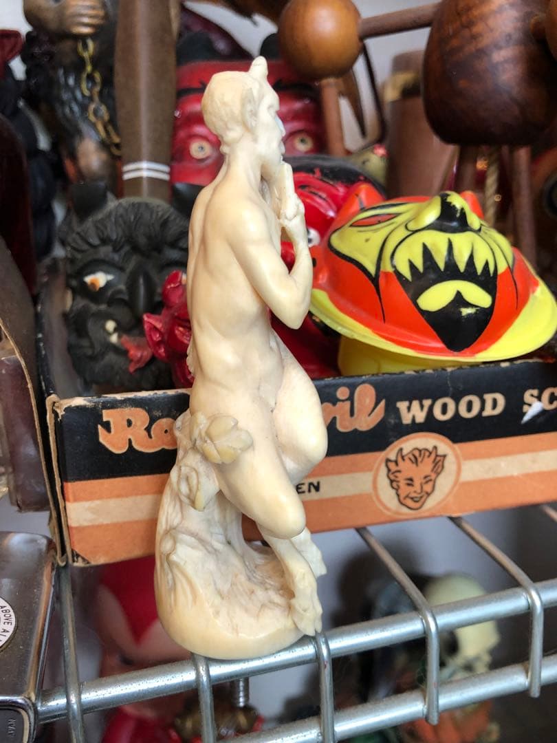 アンティーク　デビル 悪魔　インダストリアル　ビンテージ　ミッドセンチュリー