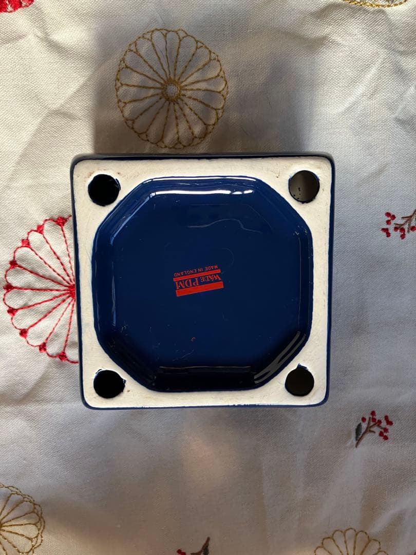 Ballantine's ウイスキー　フランス製灰皿 セット ネイビー