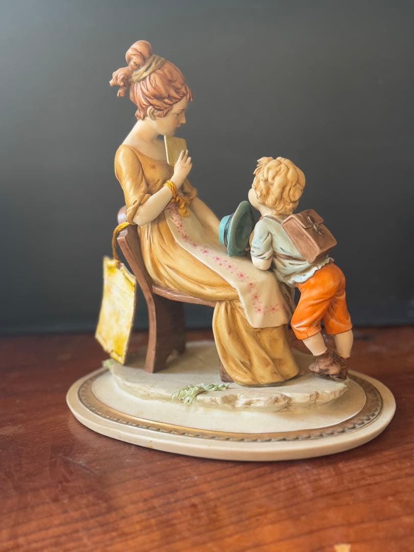 【伊Luigi Giorgio Benacchio】 陶器製の母子像@タグ付き