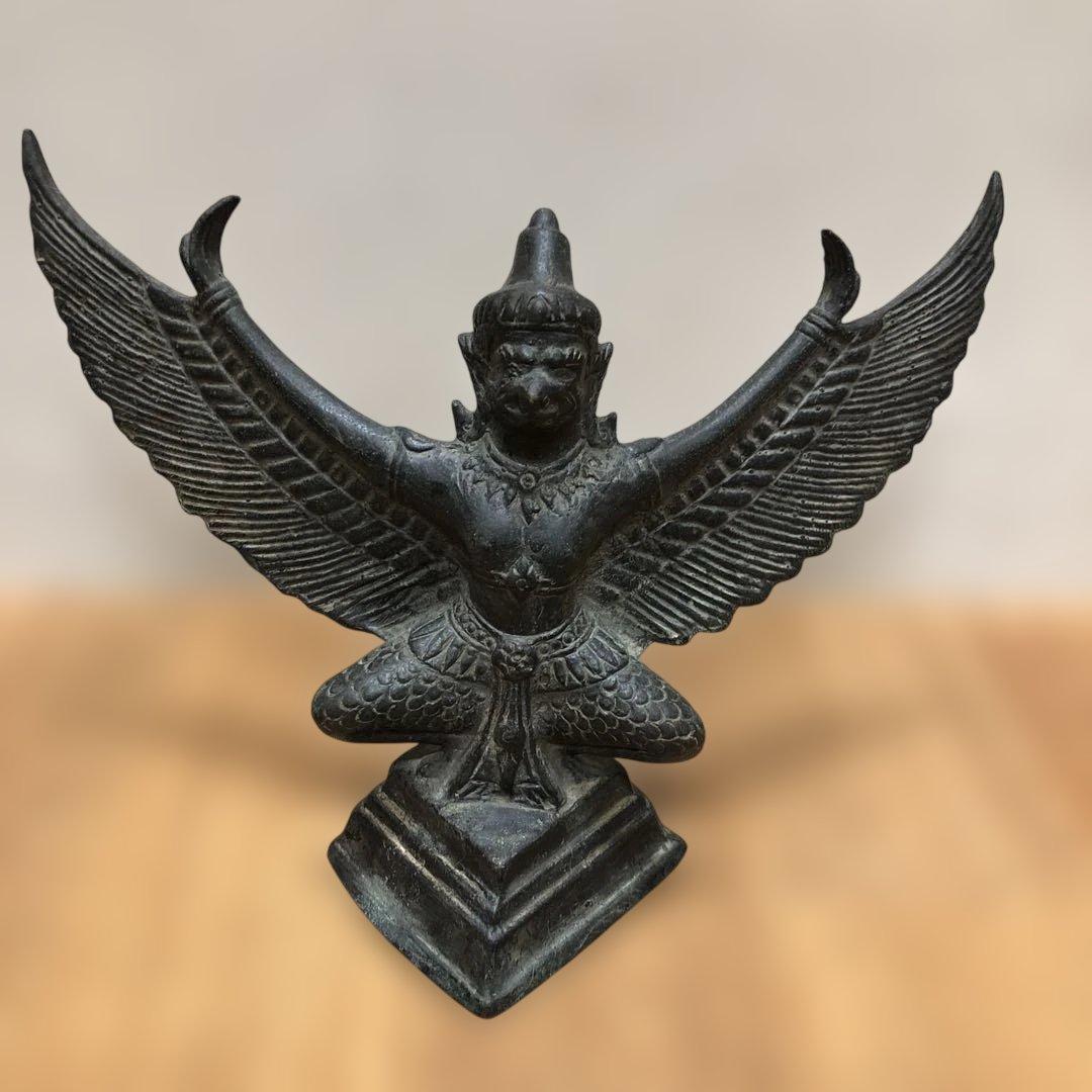 クメール ガルーダ 仏像 仏教美術 骨董 置物