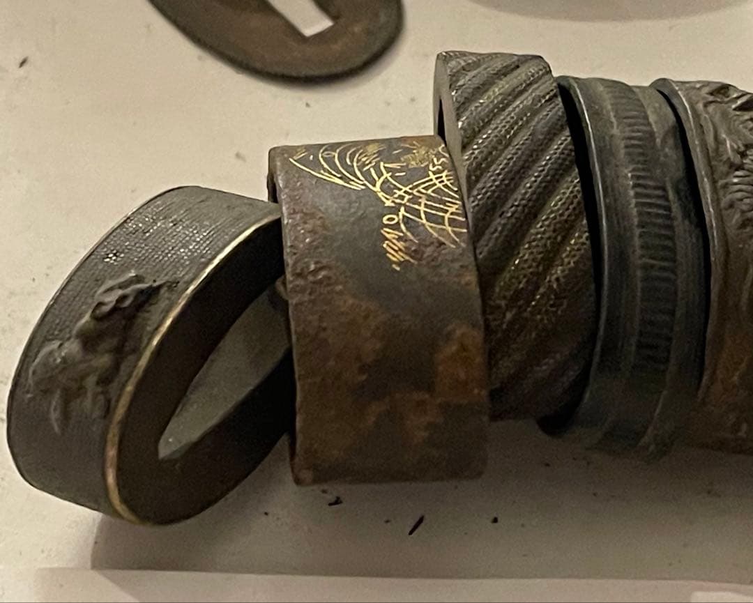 日本刀　武具　鍔 6枚　その他おまとめセット