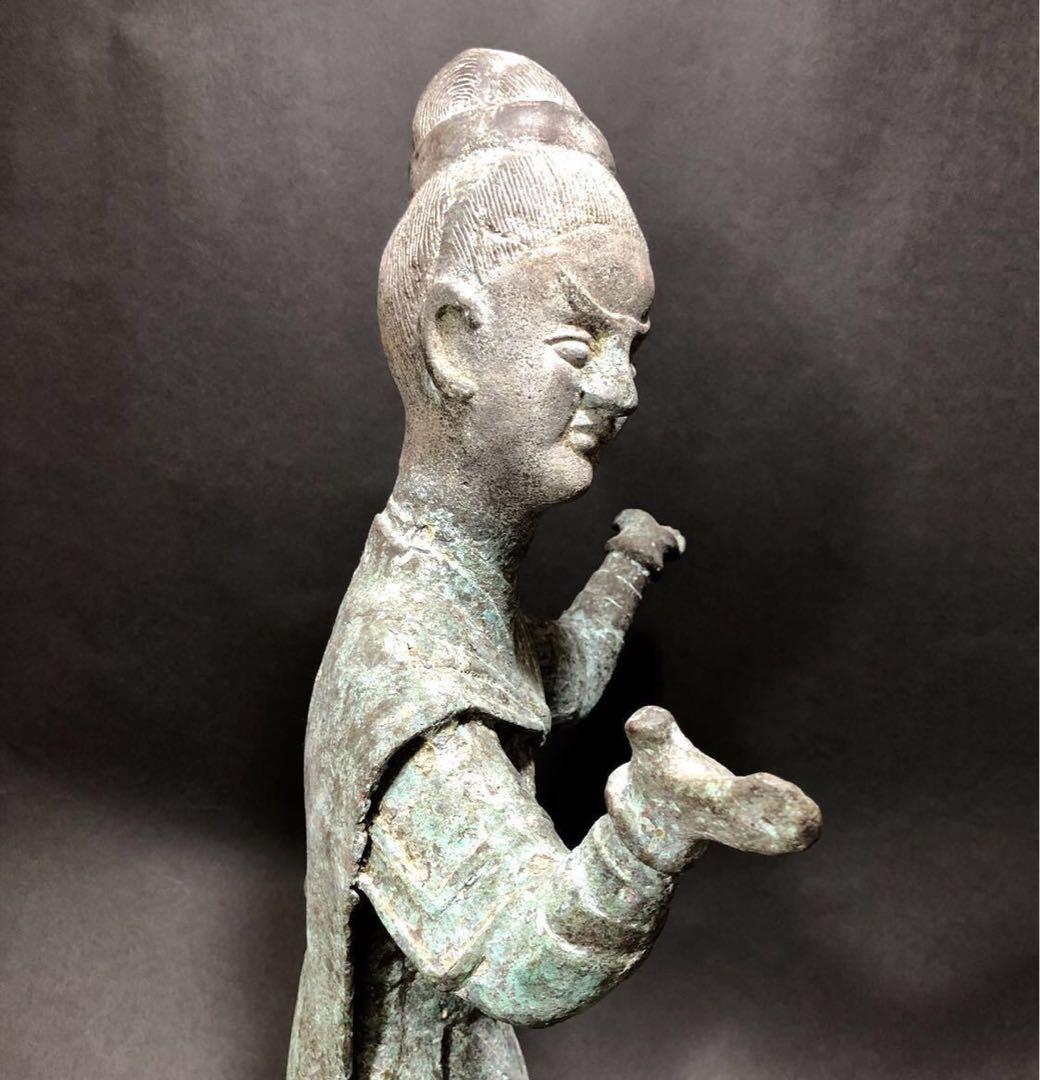 青銅 舞人立像 中国美術　春秋戦国時代　複製