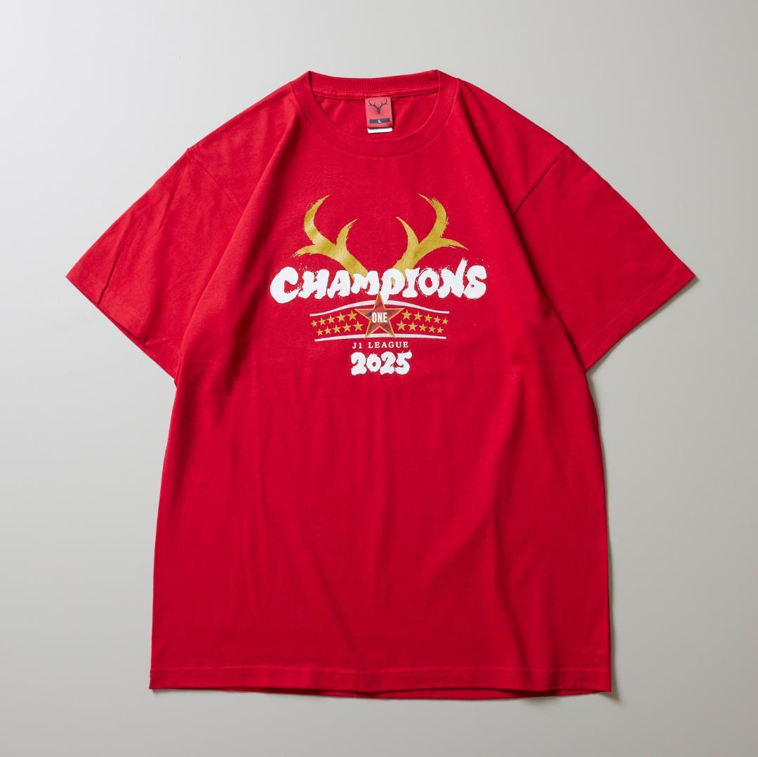 ま*ん様 柴崎 岳選手のサイン入り「25Ｊ１リーグ優勝記念Tシャツ」