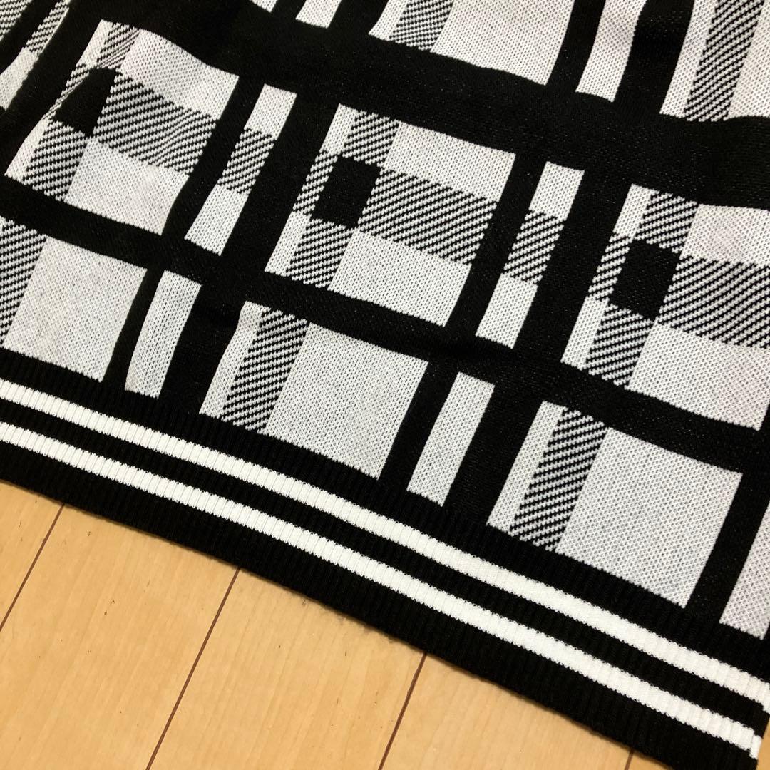 PEARLY GATES パーリーゲイツ　ニット　セーター　白黒　サイズ6