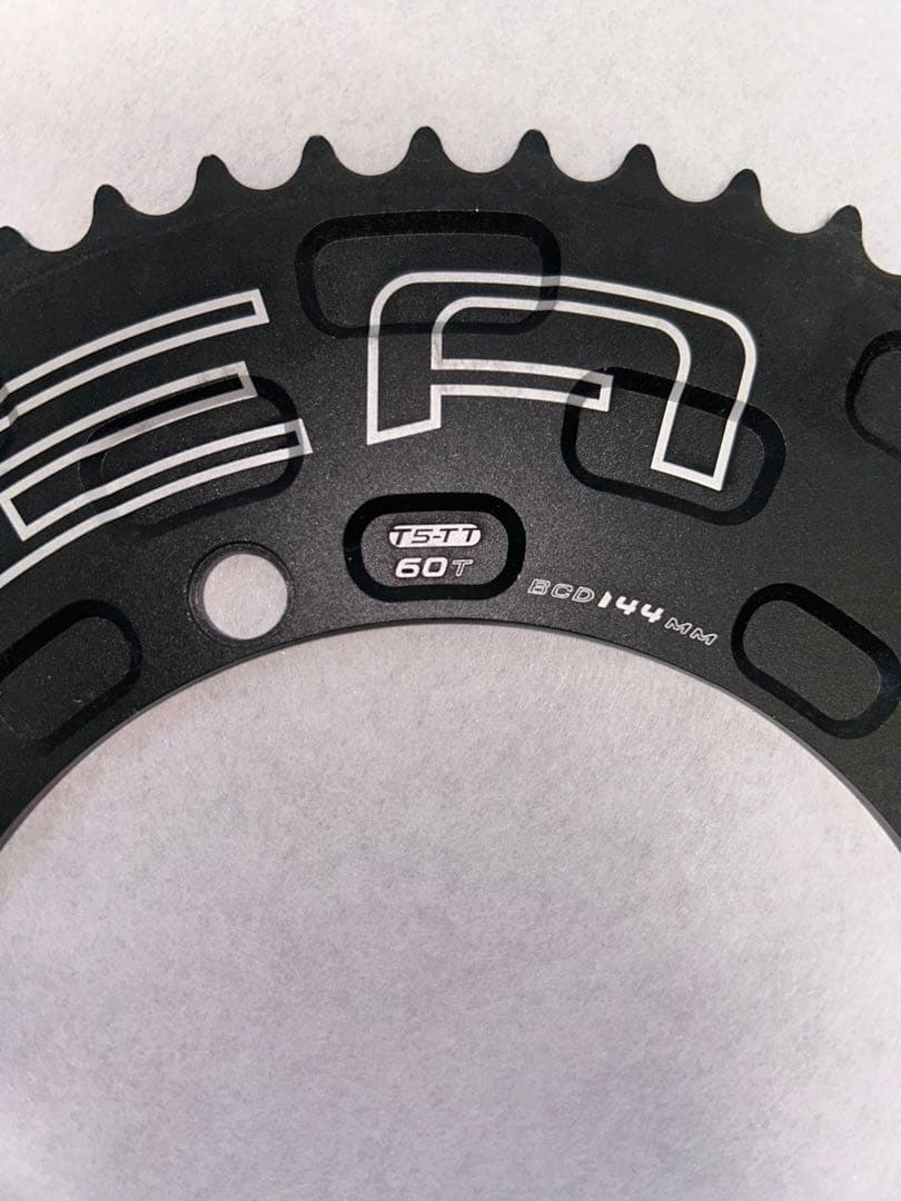 RIDEA TS-TI 60T チェーンリング 144mm BCD ブラック