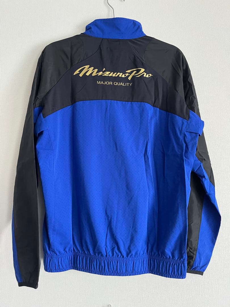 野球 ミズノプロ ストレッチジャージ セットアップ 上下 ブルー　スウェット
