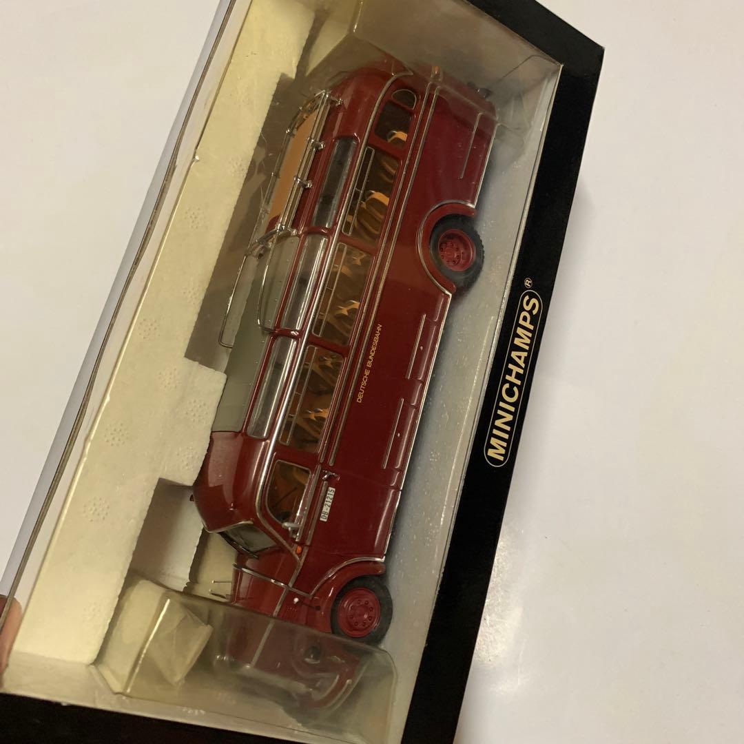 ミニチャンプス　1／43 メルセデスベンツ　O3500 バス　ドイツ連邦鉄道