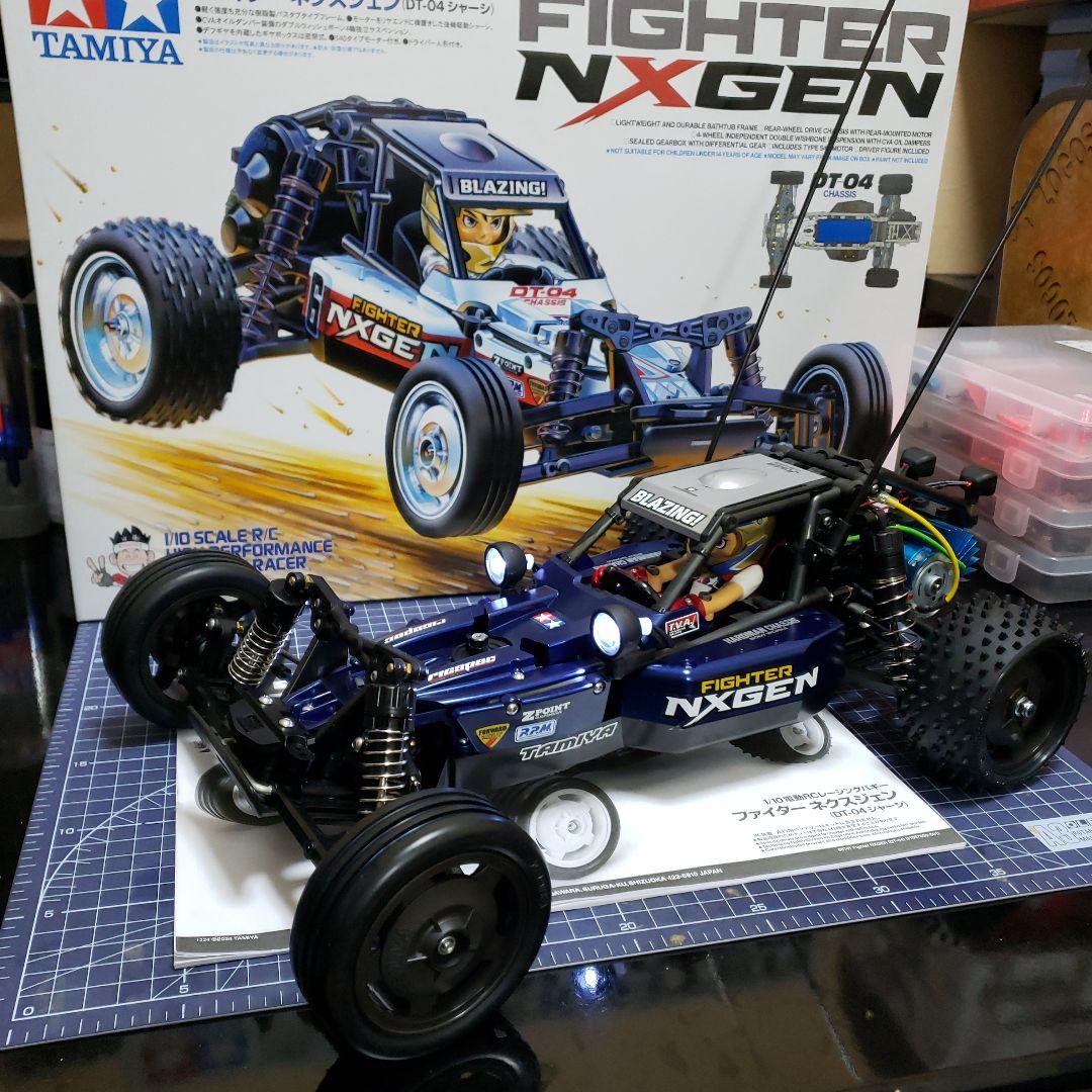 タミヤ DT04 ファイターネクスジェン カスタム サーボ付き、メカレス