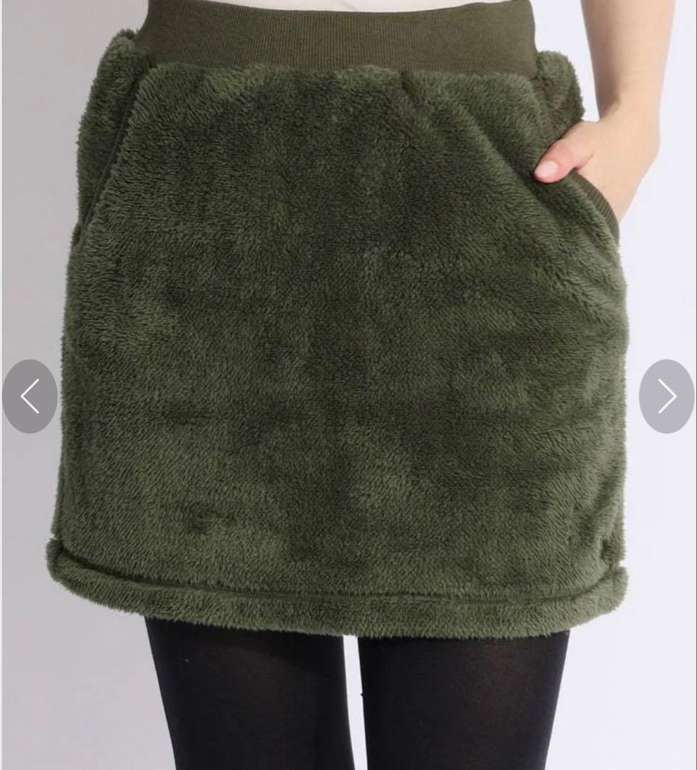 ニューエラ ゴルフ オリーブ フリーススカート