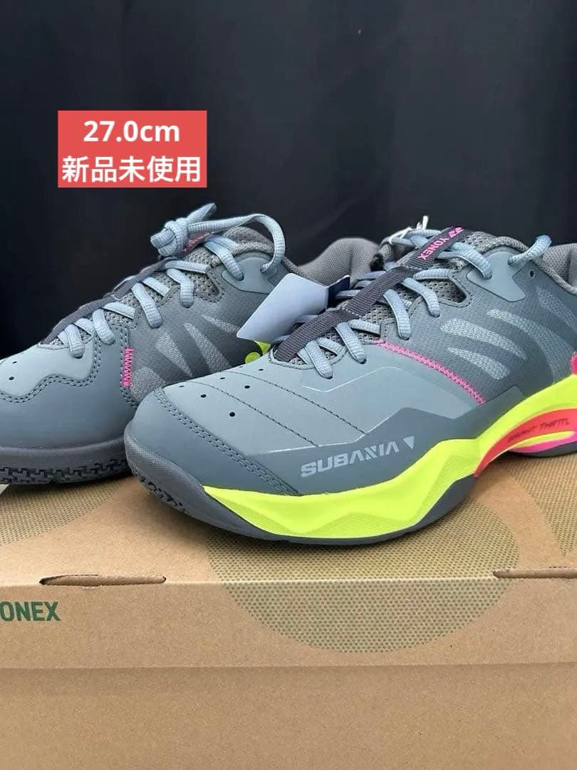 27.0㎝　サブアクシアワイド　新品未使用　YONEX　バドミントン　シューズ