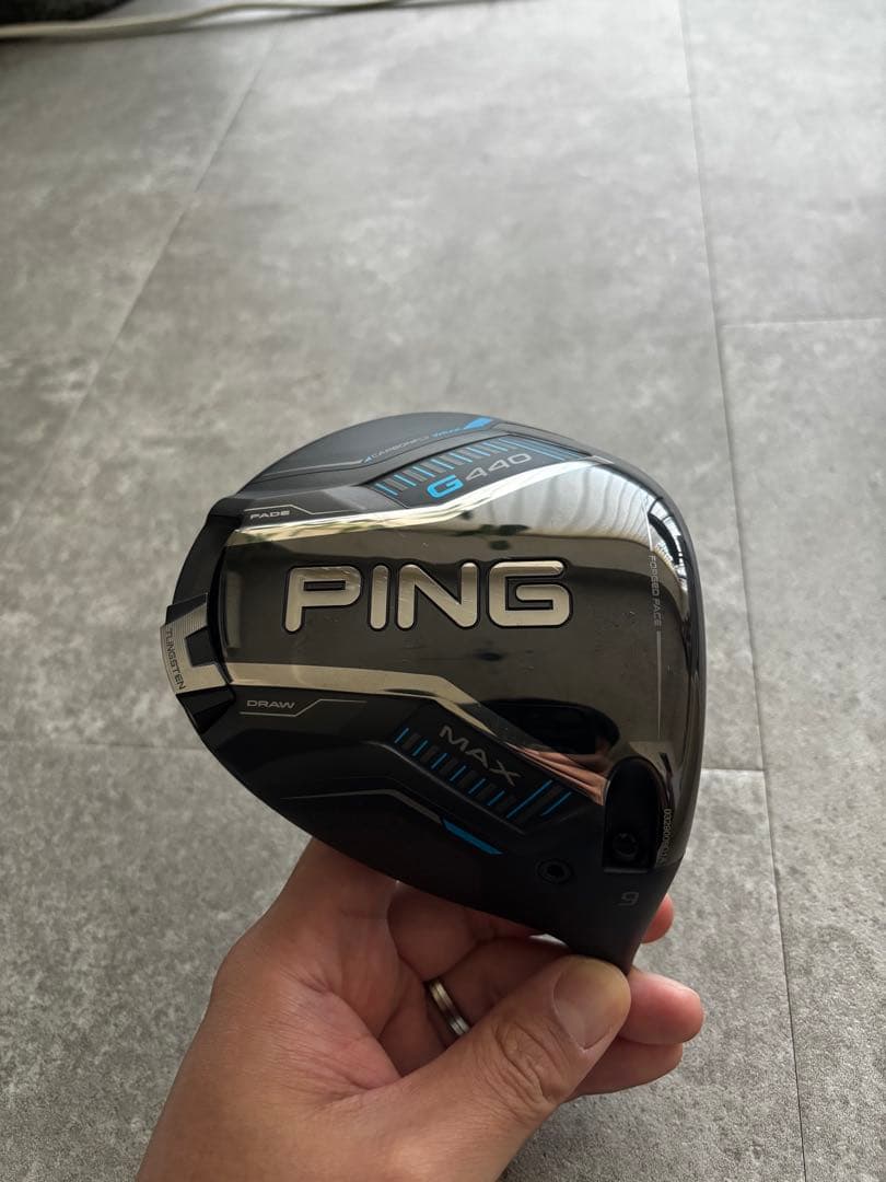 【美品】PING G440 MAX ドライバー 9°度（ヘッドカバー付き）