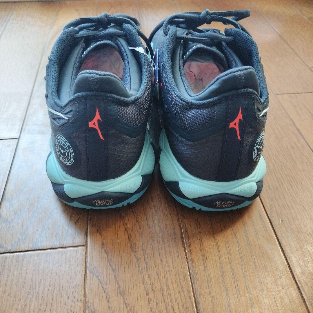 Mizuno Wave Rider ダークグレー テニスシューズ