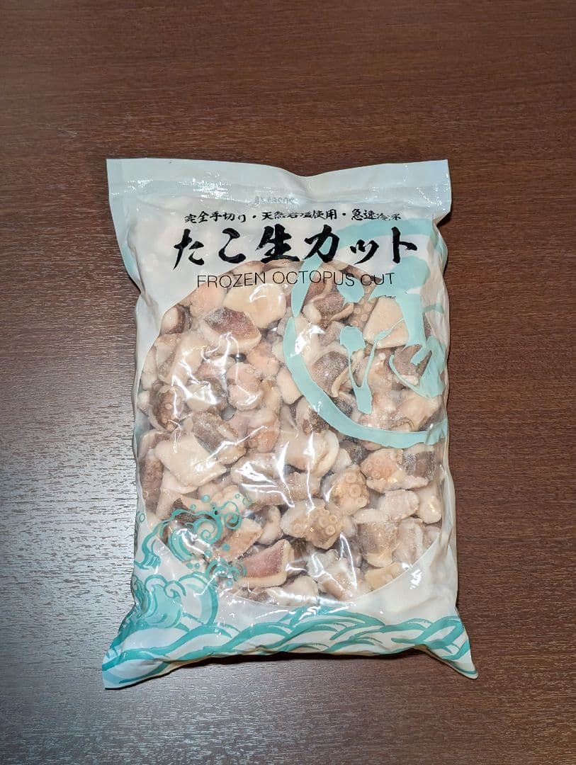 冷凍 岩たこ生　カット 1kg×10個